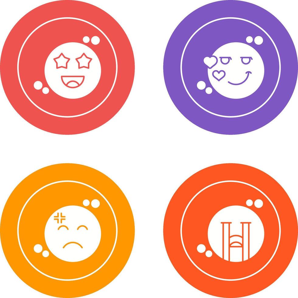 Starstruck and Flirty Icon vector
