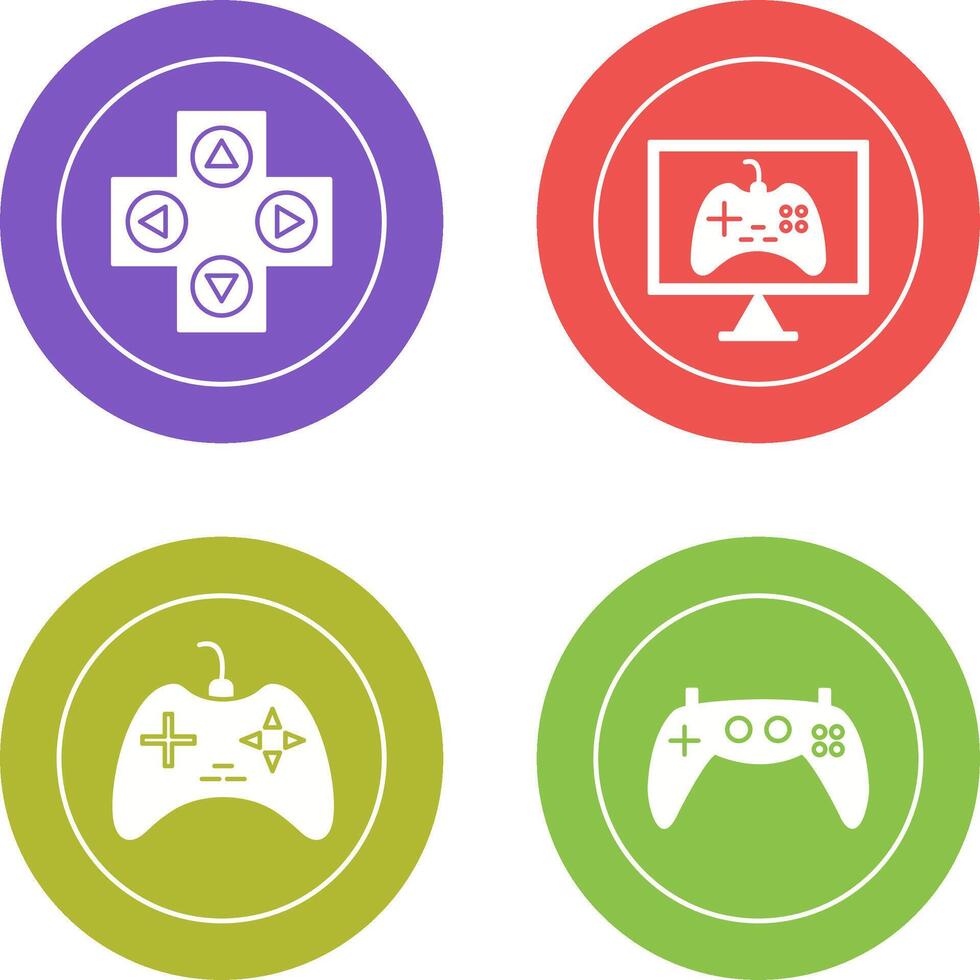Gaming Control and Online Games Icon vector