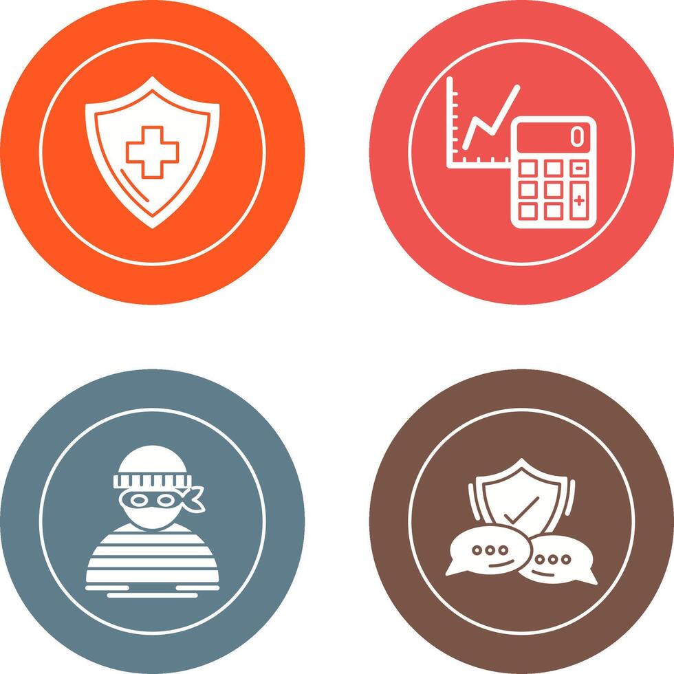Accounting and Health Icon vector