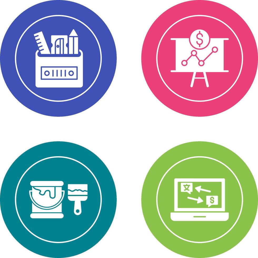 Stationery and Presentation Icon vector