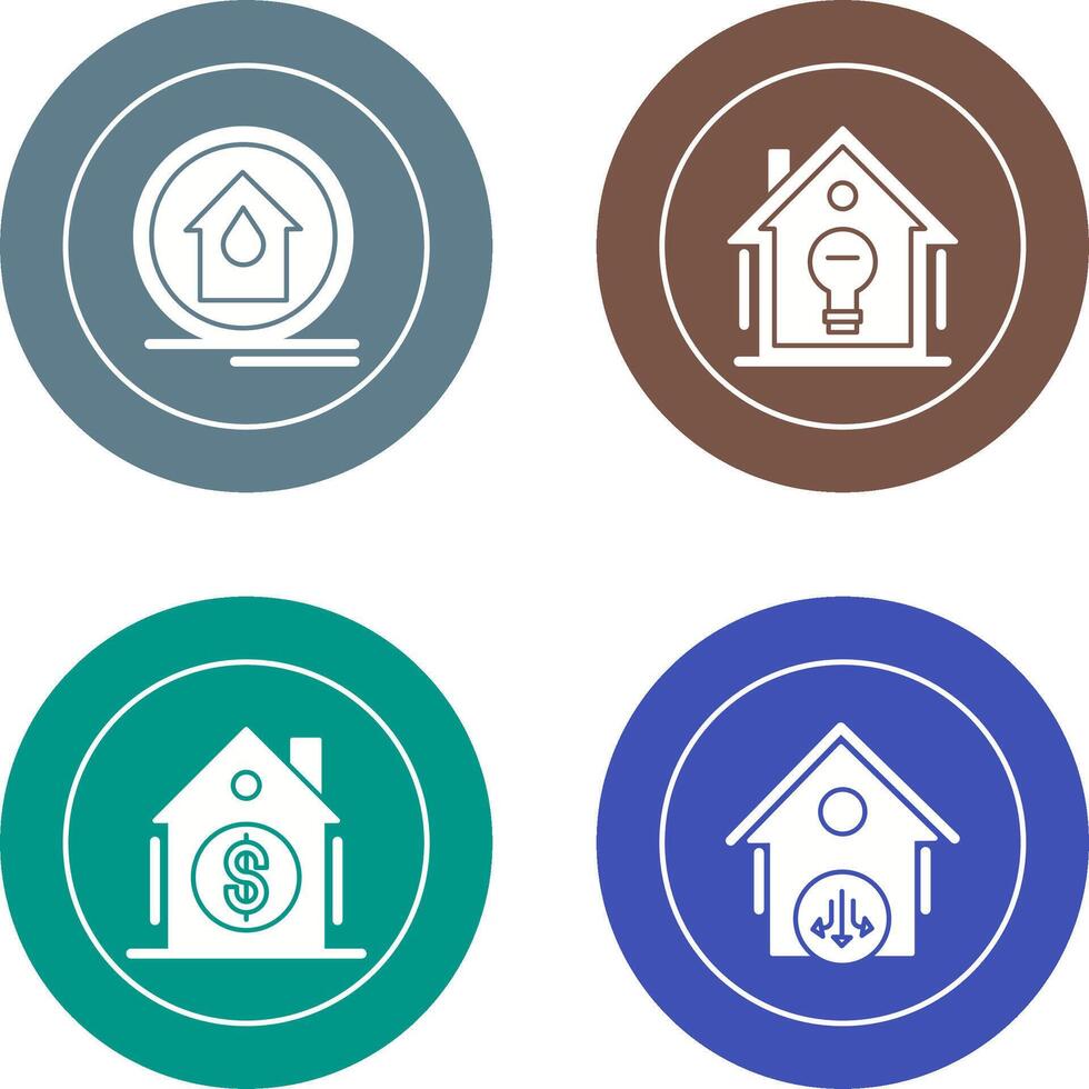 Fire Alarm and Home Automation Icon vector
