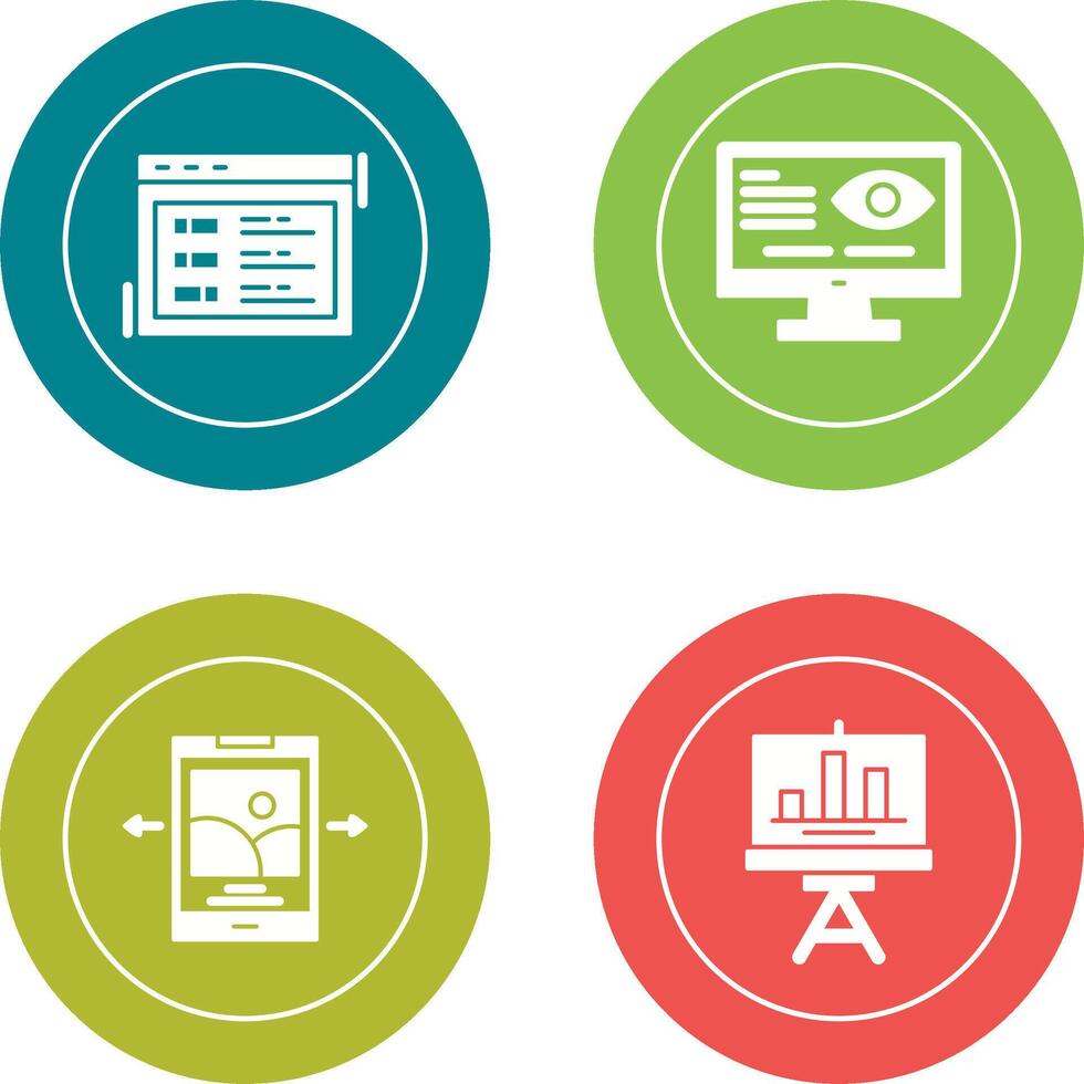 Switch and Vision Icon vector