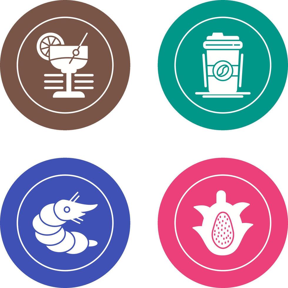 Martini and Coffee Cup Icon vector