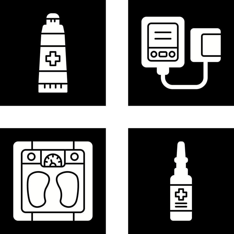Ointment and Blood Icon vector