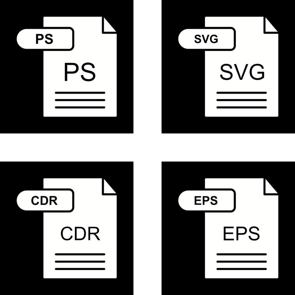 PS and SVG Icon vector