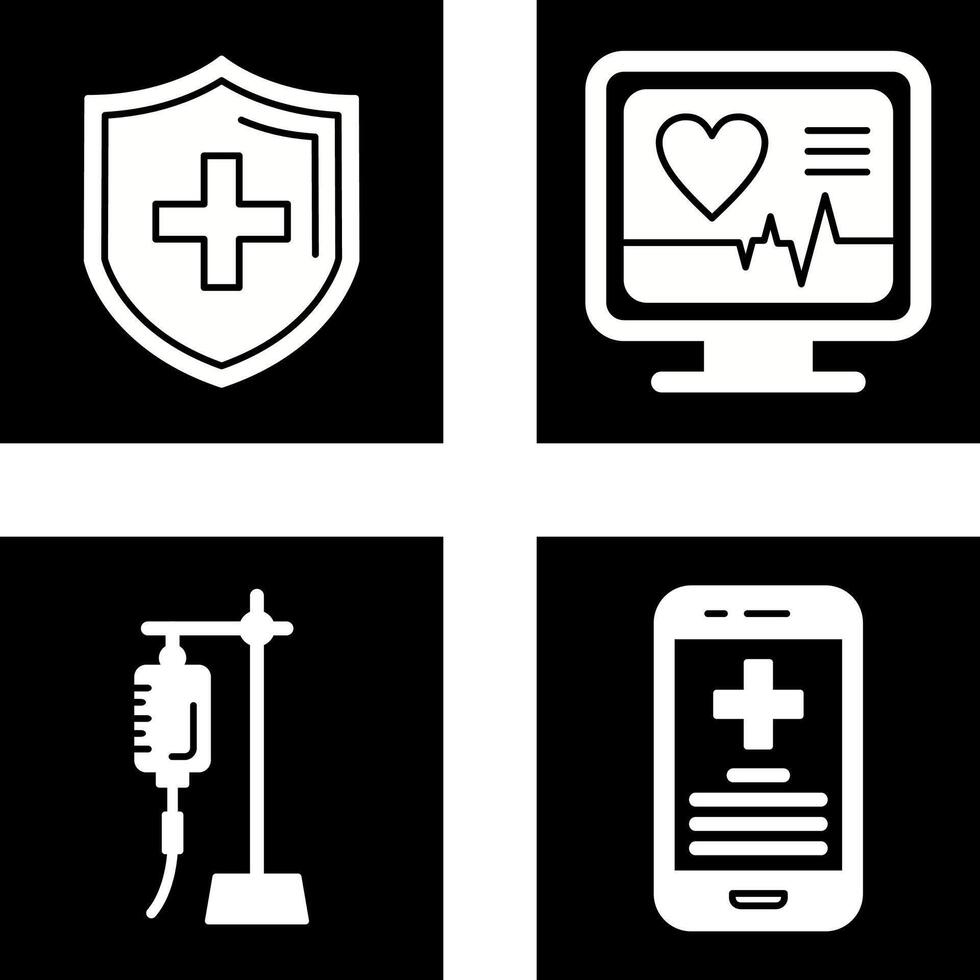 Protection and Plus Icon vector