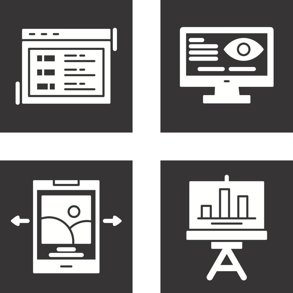 Switch and Vision Icon vector
