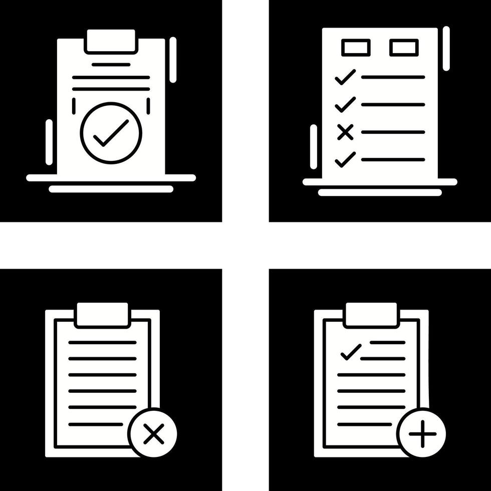 Today to Done Check List and Checkmark Icon vector