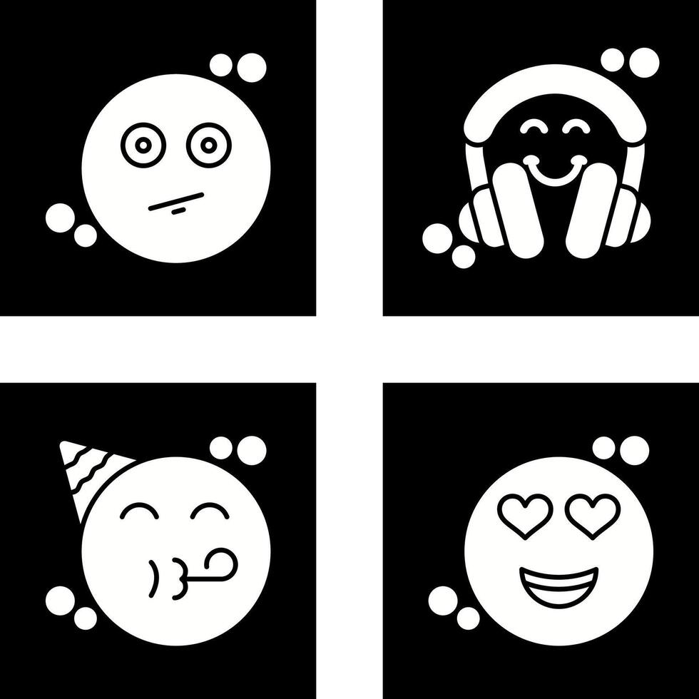Neutral and Headphones Icon vector