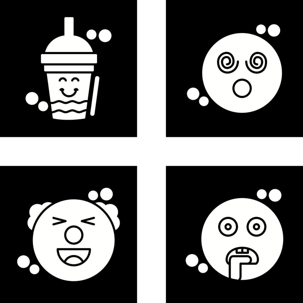 Drink and Dizzy Icon vector
