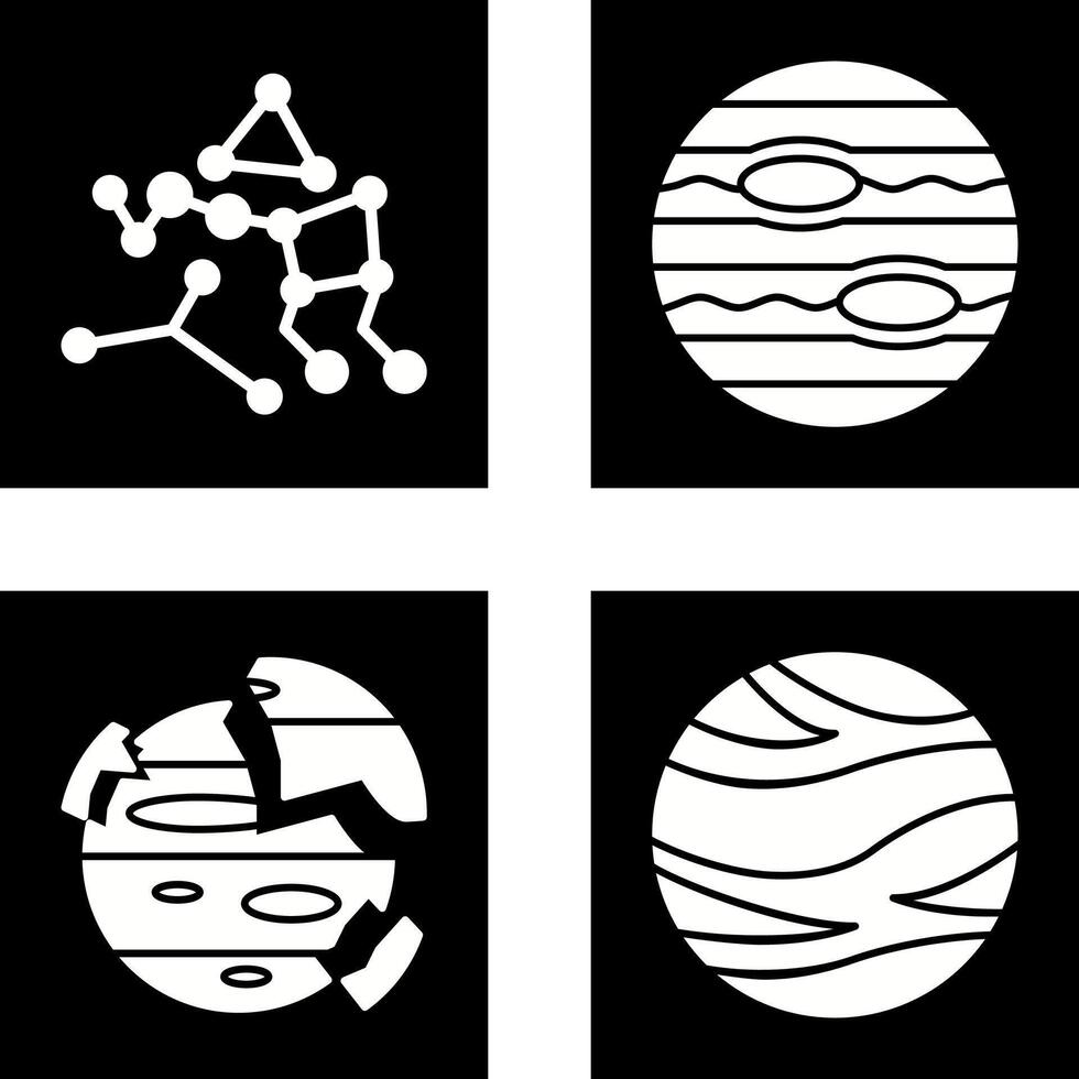 ursa major and neptune Icon vector