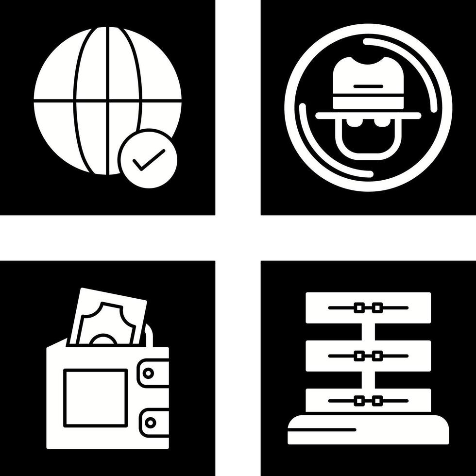 Internet and Spy Icon vector
