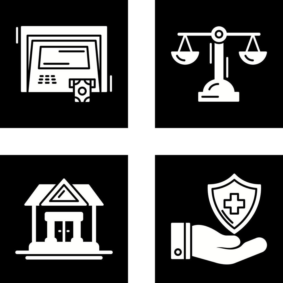 ATM and Balance Icon vector