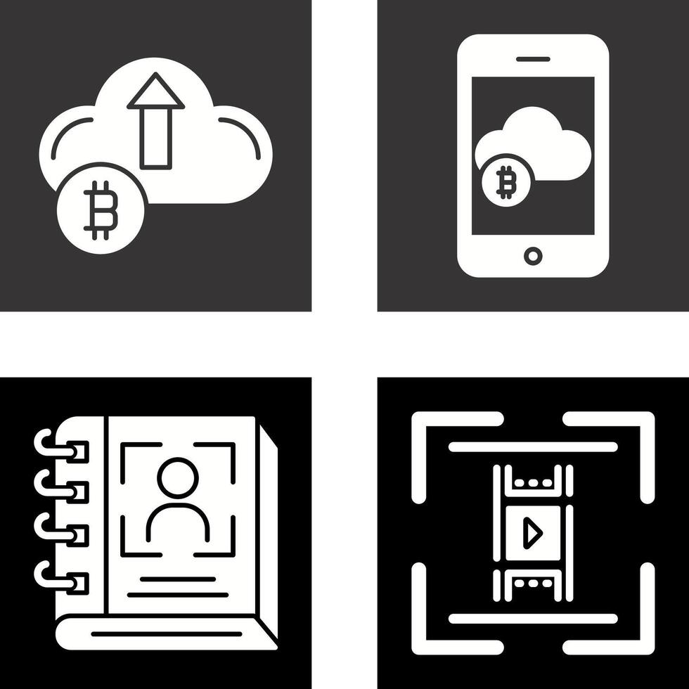 Up Arrow and Cloud Icon vector