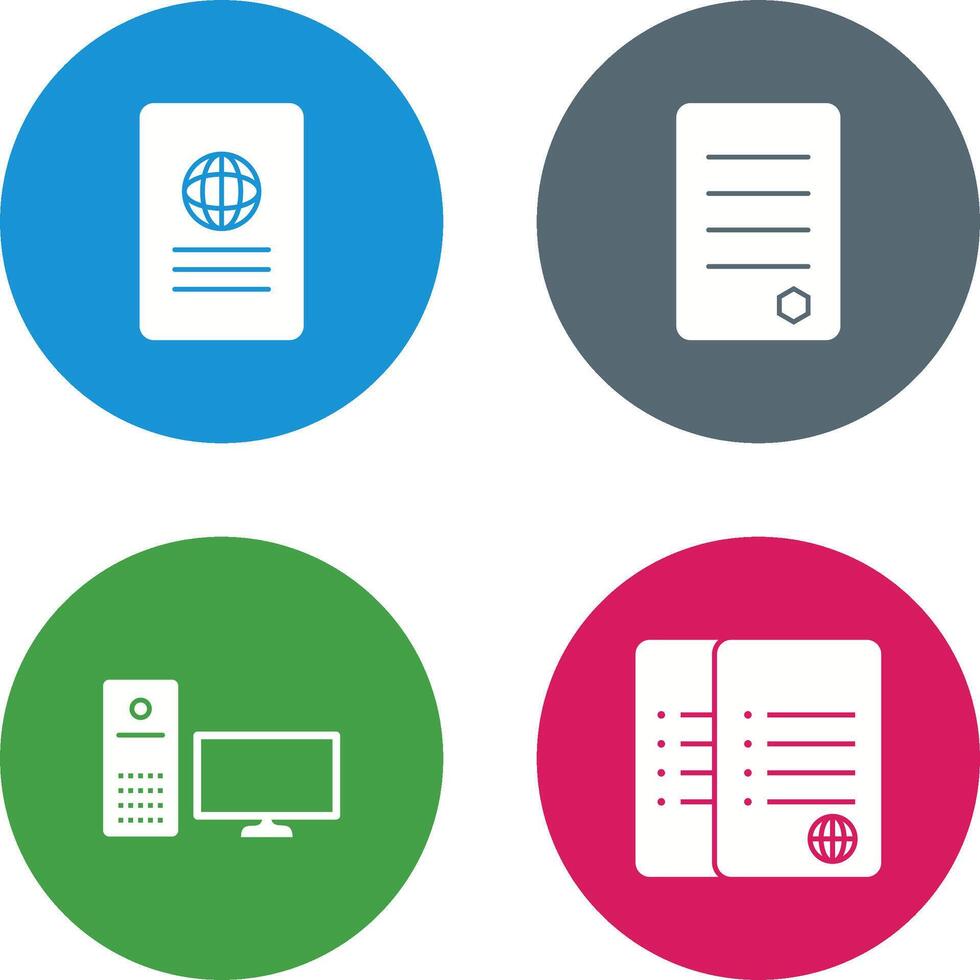 global report and reports Icon vector