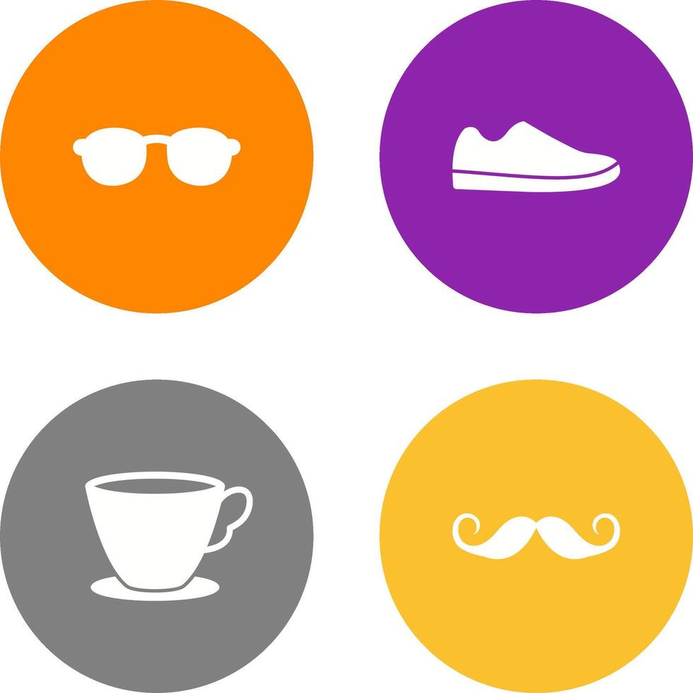 Sunglasses and Shoe Icon vector