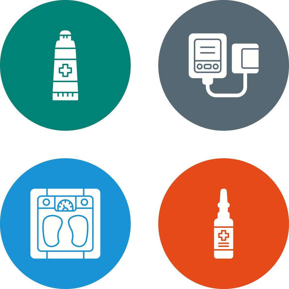 Ointment and Blood Icon vector