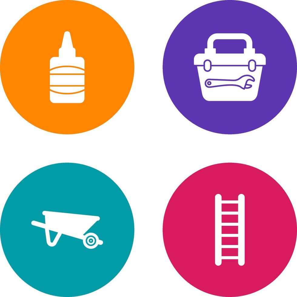 Glue and construction Icon vector