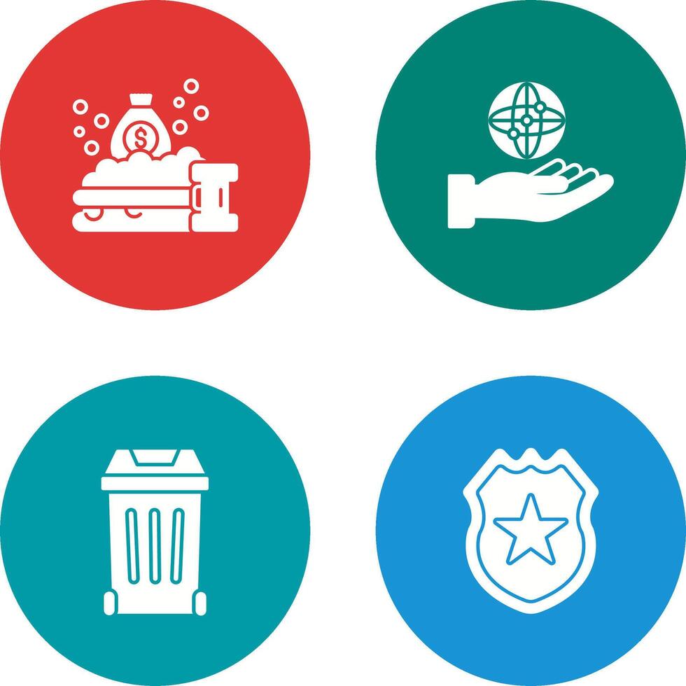 Money Laundering and Management Icon vector