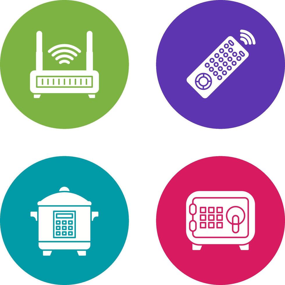 Remote and Antina Icon vector