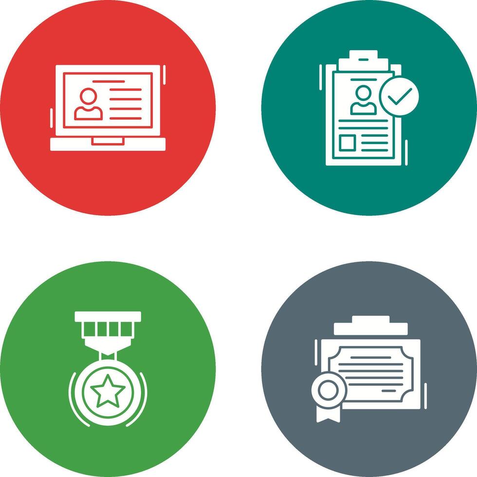 Laptop and Hire Icon vector