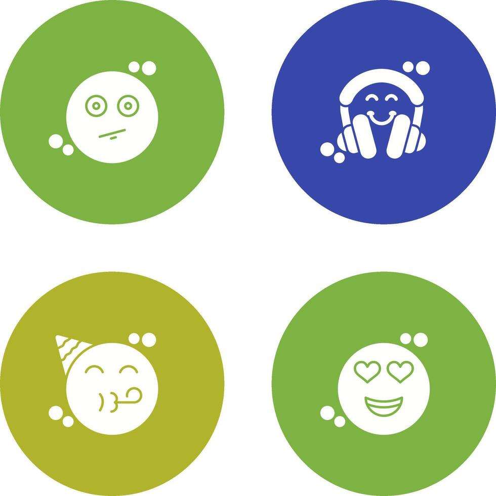 Neutral and Headphones Icon vector