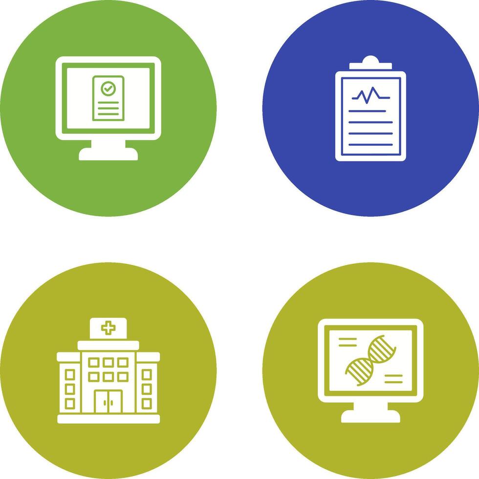 Online appointment and Clipboard Icon vector