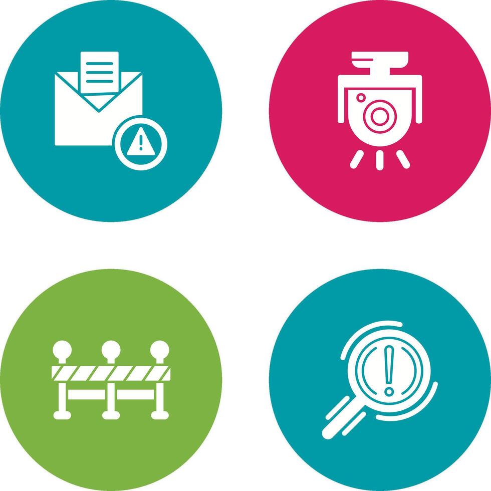 Spam and Security Camera Icon vector