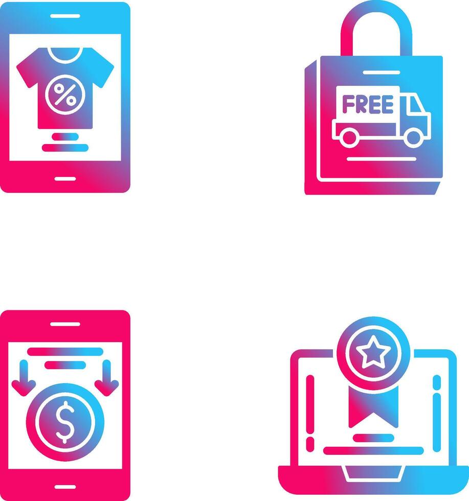 Discount and Delivery Icon vector