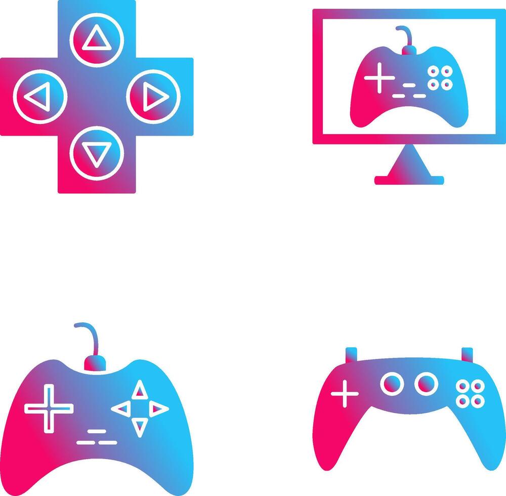 Gaming Control and Online Games Icon vector