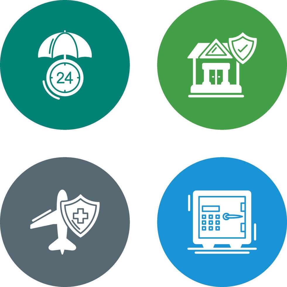 Protection and House Icon vector