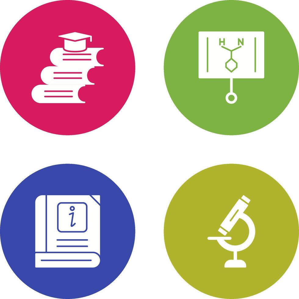 Books and Formula Icon vector