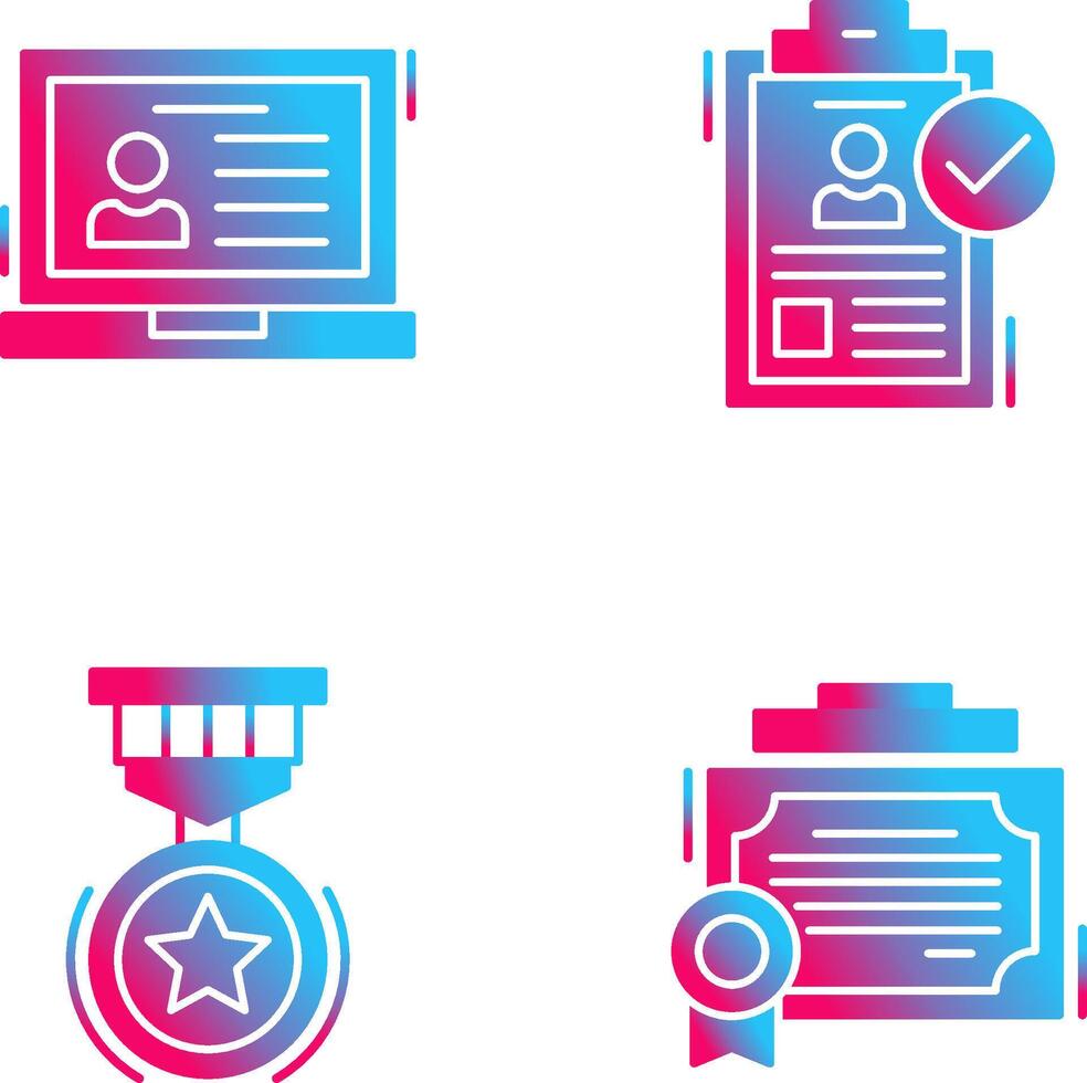 Laptop and Hire Icon vector