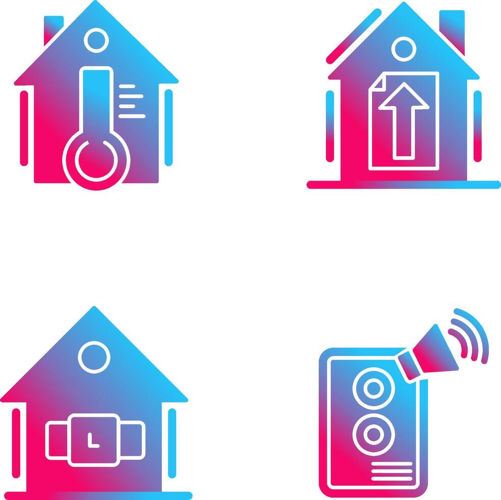 Temperature and Upload Icon vector