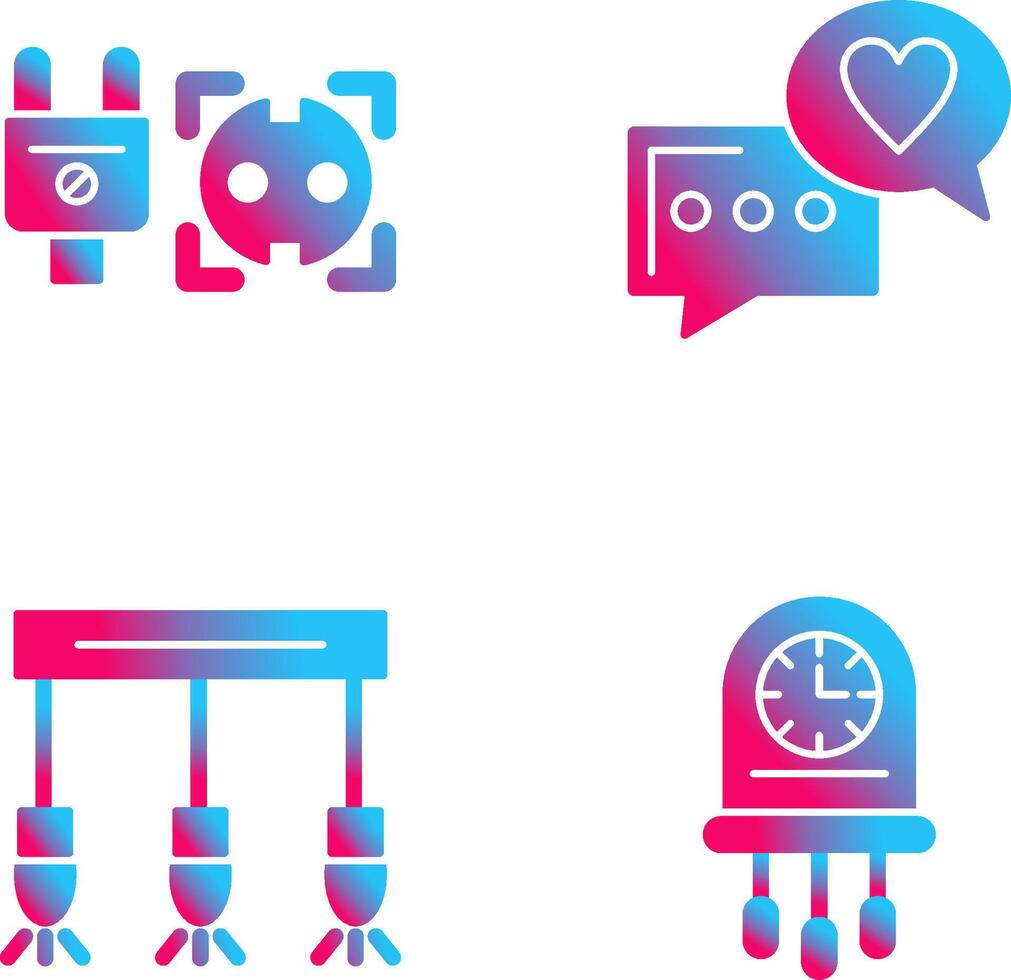 Socket and Chat Icon vector