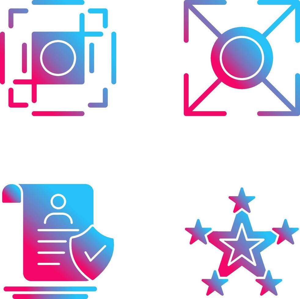 crop and expand Icon vector
