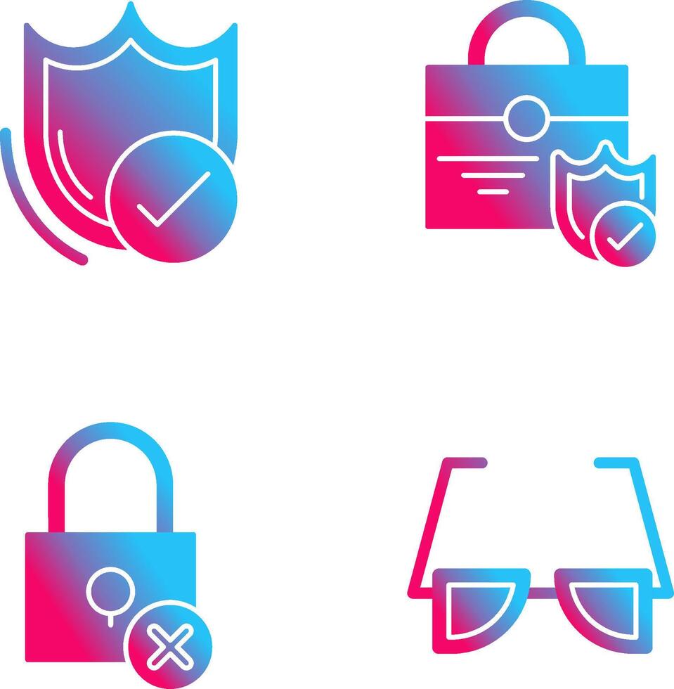 Shield and care Icon vector