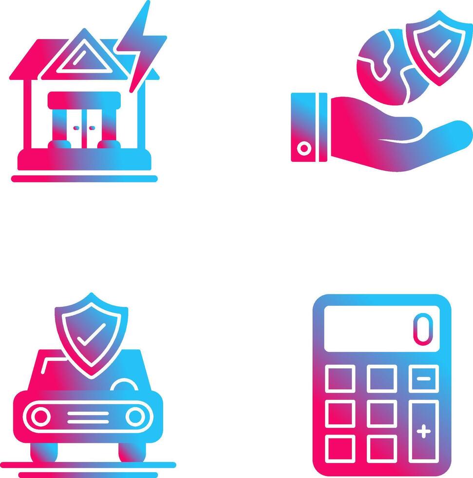 Natural Disaster and Travel Icon vector