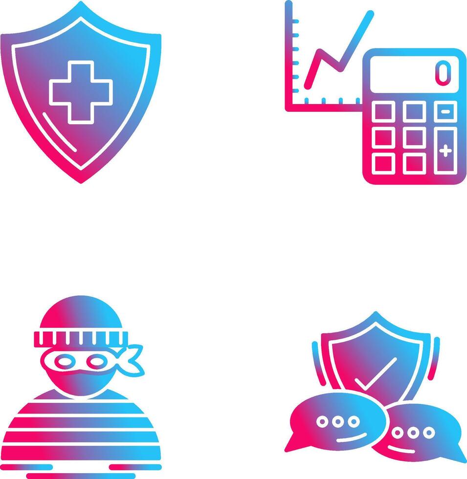 Accounting and Health Icon vector