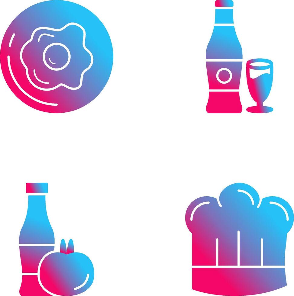 Breakfast and Bear Icon vector
