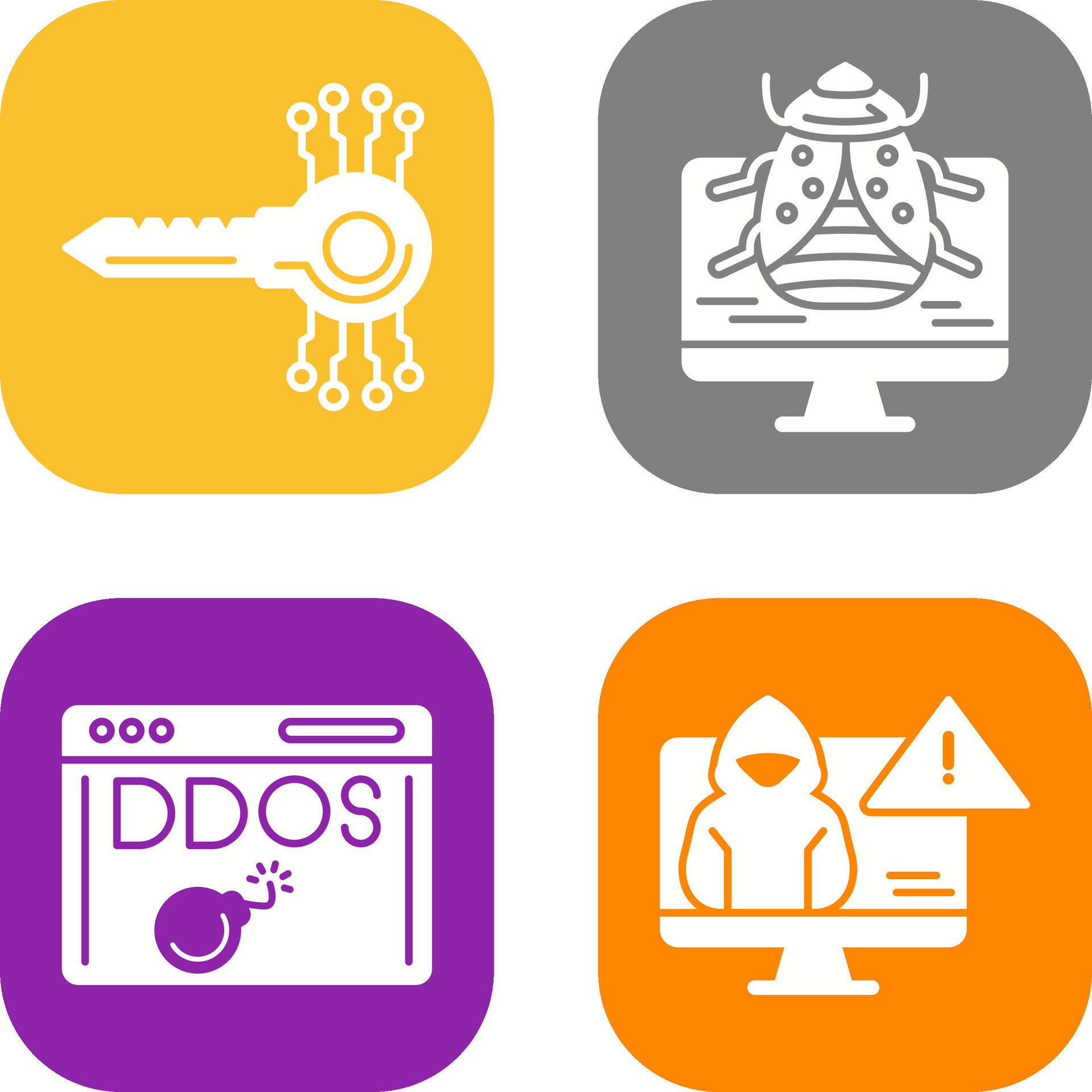 Key Code and Malware Icon 44665865 Vector Art at Vecteezy