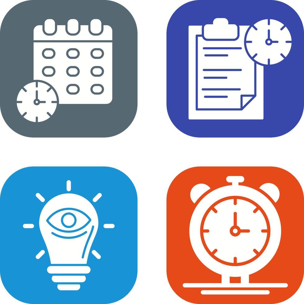 Deadline and Task Management Icon vector