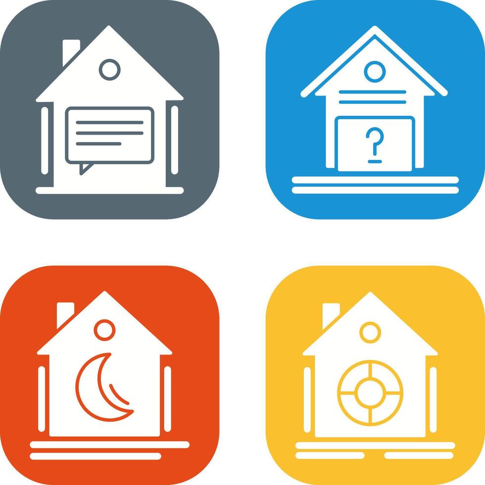 Message and Unknown Icon vector