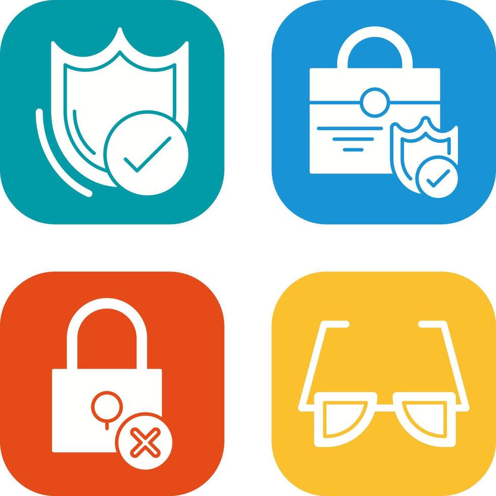 Shield and care Icon vector