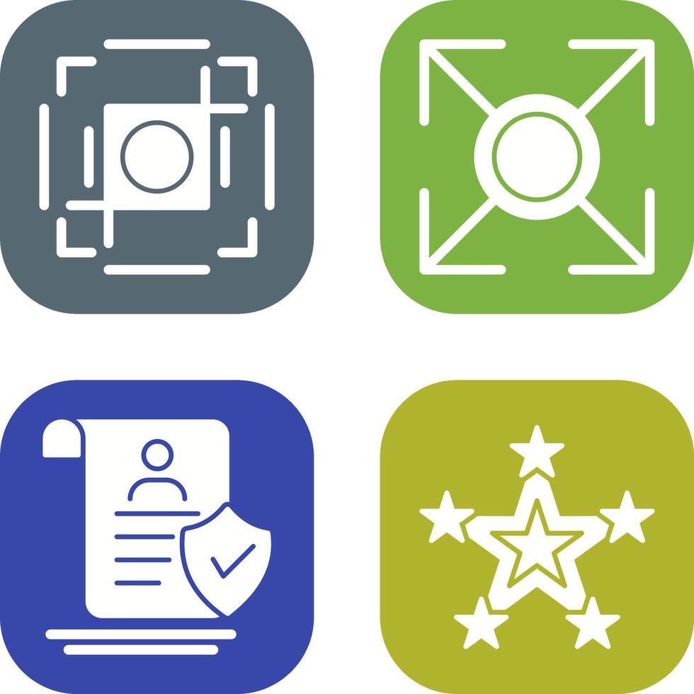 crop and expand Icon vector