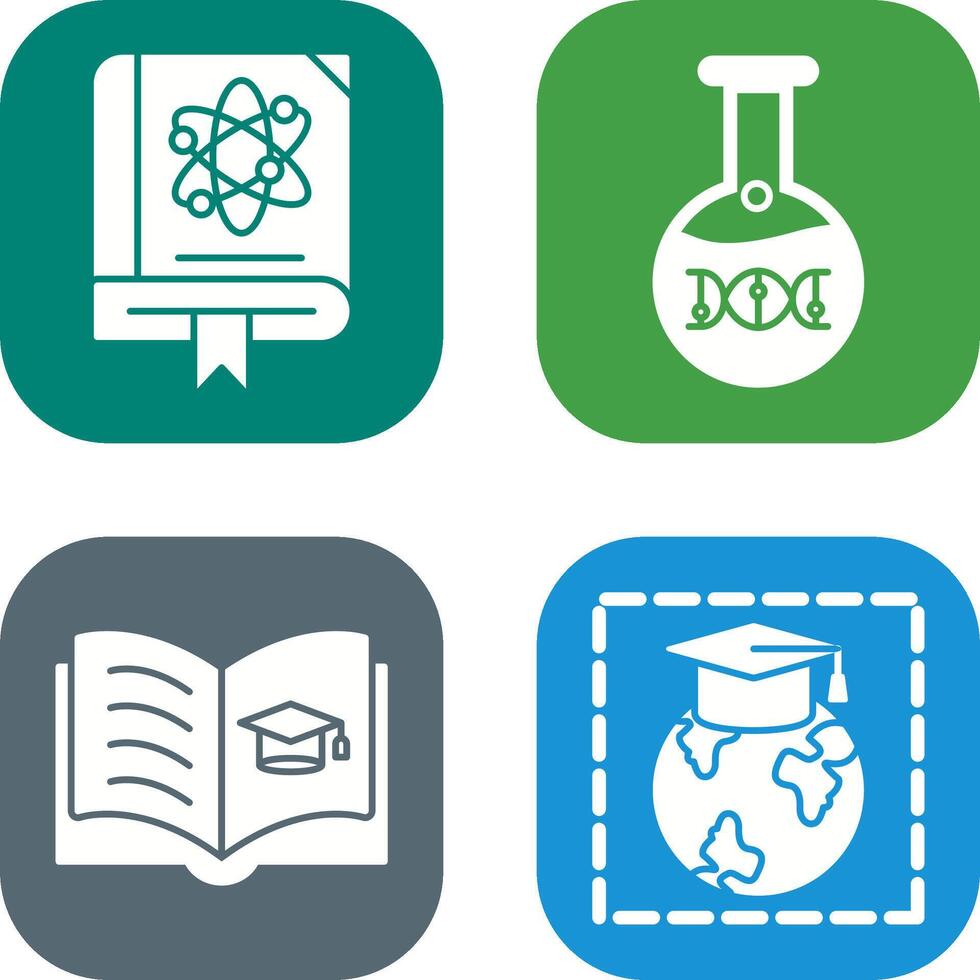 Science and Dna Icon vector