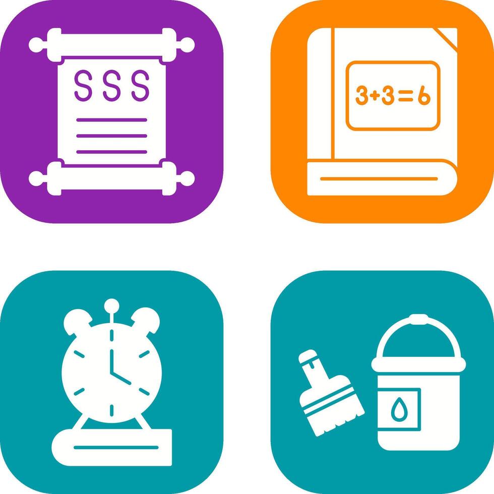 History and Math Icon vector