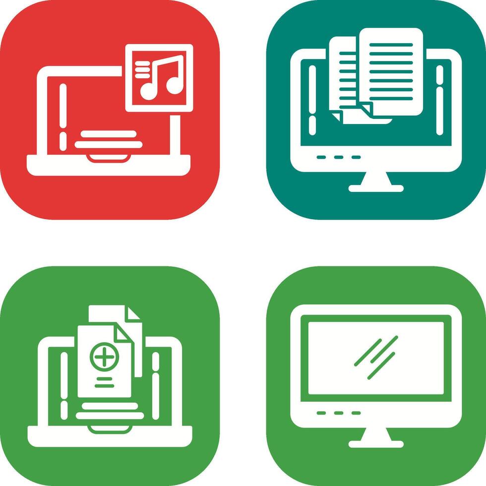 Music and Paste Icon vector