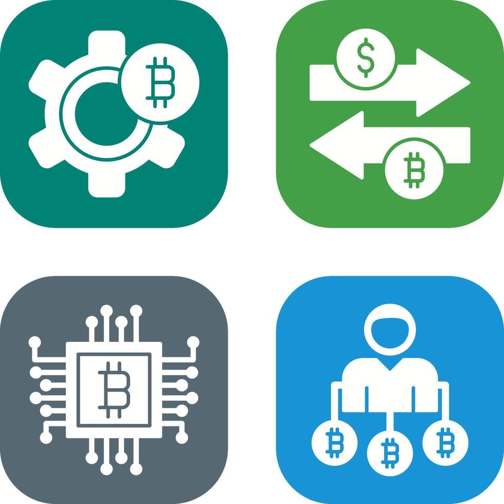 Setting and Money Exchange Icon vector