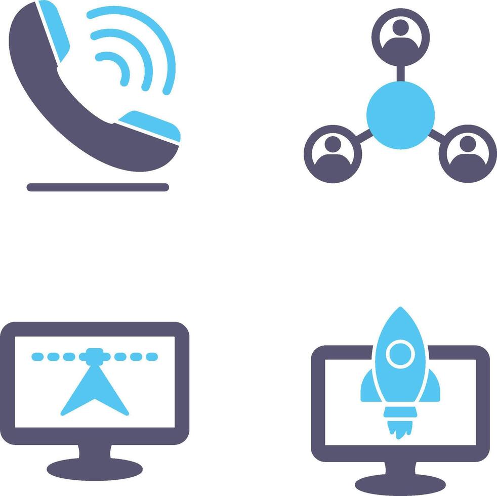 Phone and Share Icon vector